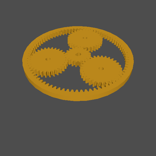 Planetary Gearset preview