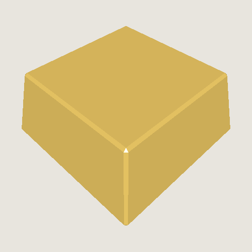 Chamfered Square Tapered Block preview