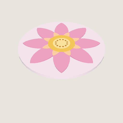 Raised Flower Round Plate preview